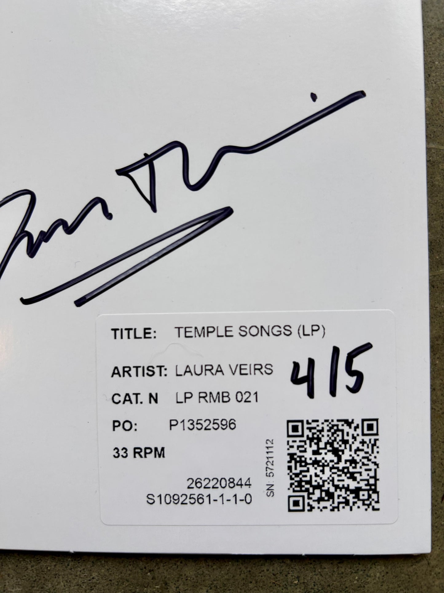 Temple Songs Test Pressing Art Bundle No. 4